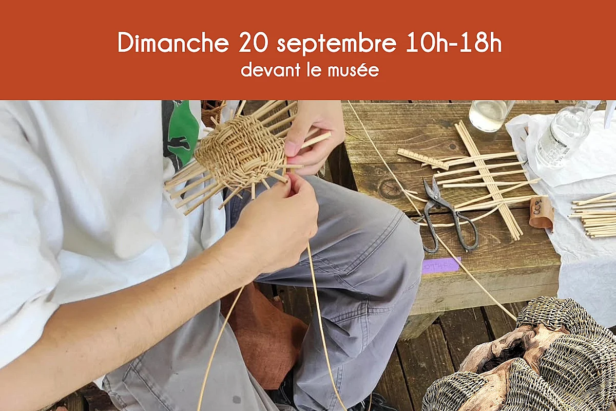Démonstration de vannerie