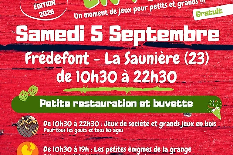 La Grange en Fête : un moement de jeux pour petits et grands !