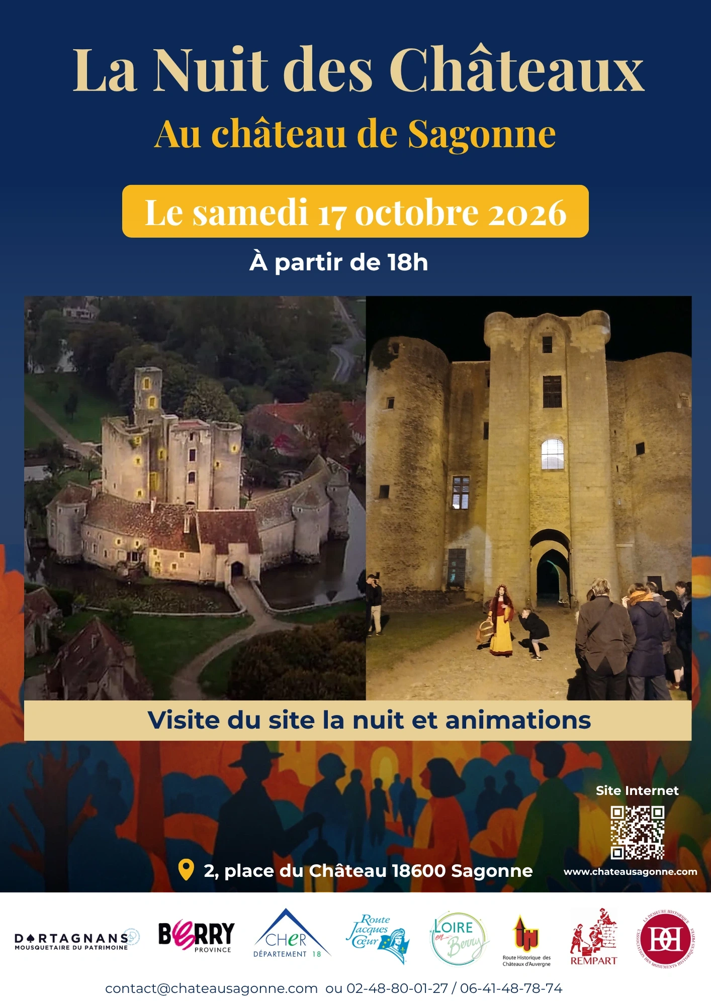 Sagonne, quand les fantômes se réveillent pour la Nuit des Châteaux