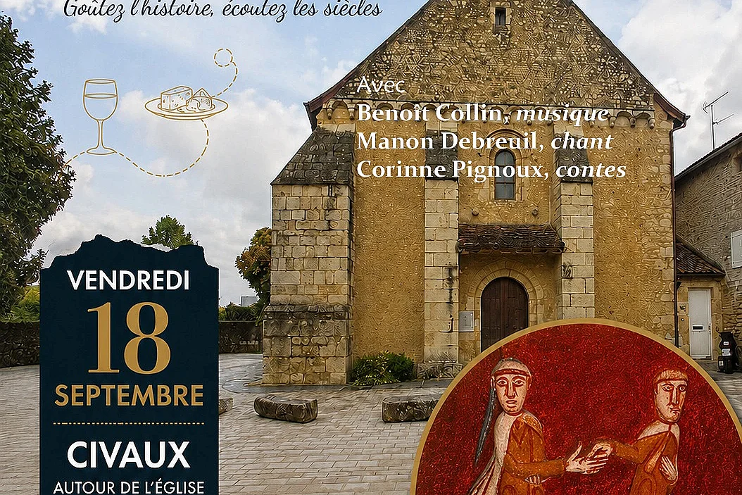 Le Festin des siècles : déambulation gourmande et contée autour de l'église de Civaux