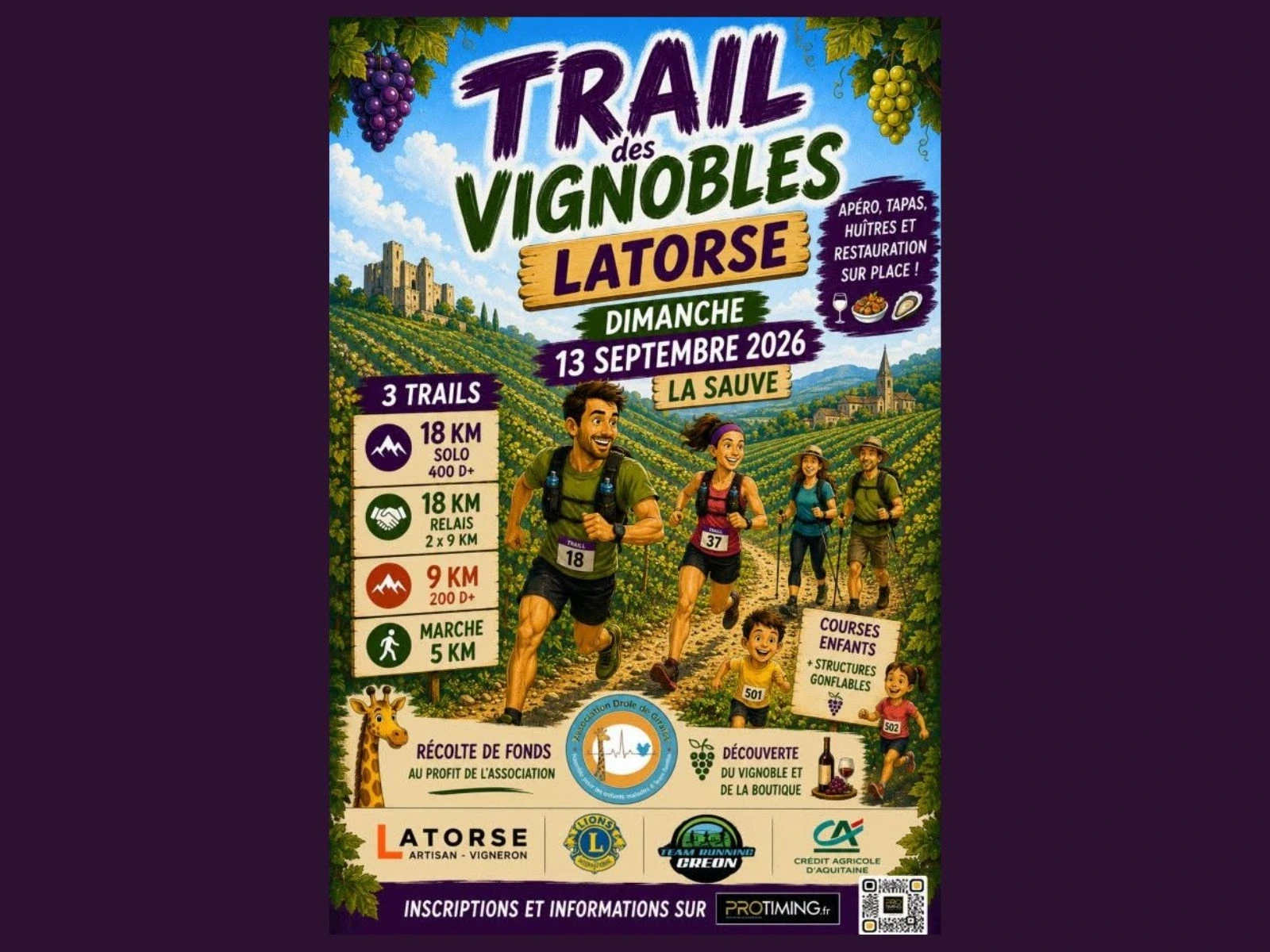 Trail des Vignobles Latorse