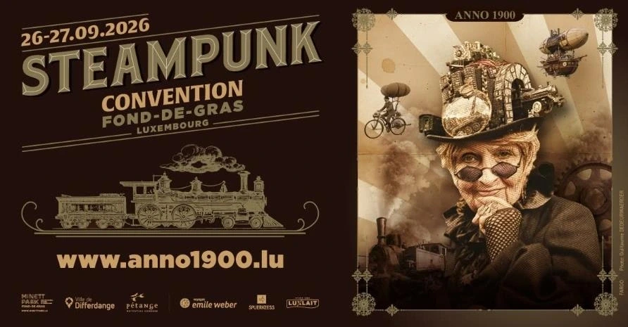 Train spécial pour la journée Convention Steampunk