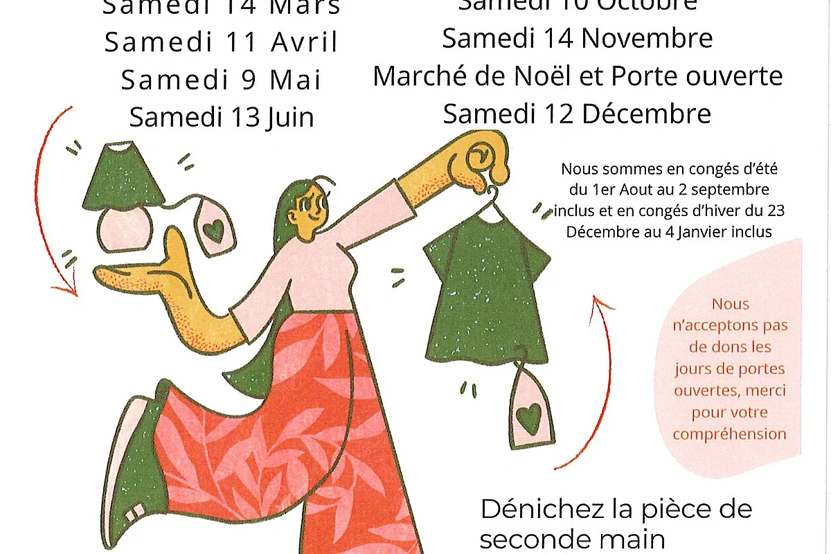 Portes ouvertes à la boutique du Secours Populaire