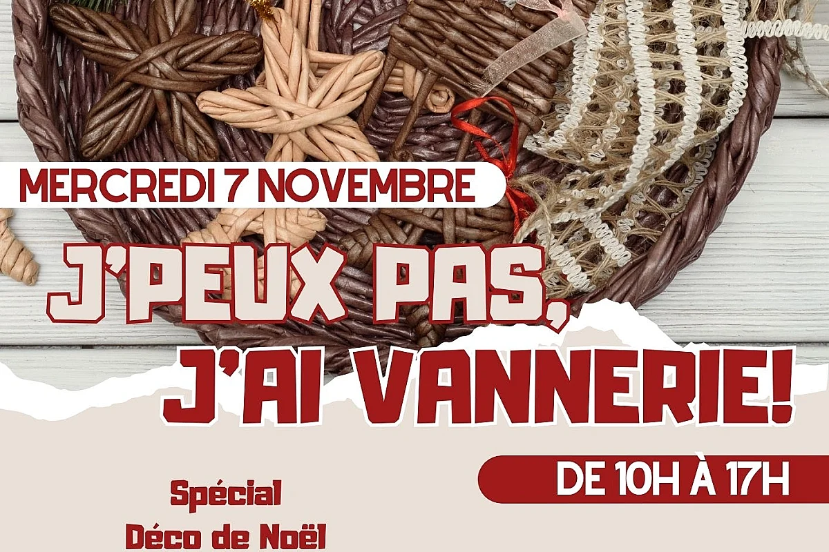 Atelier Vannerie : "Spécial déco de jardin"