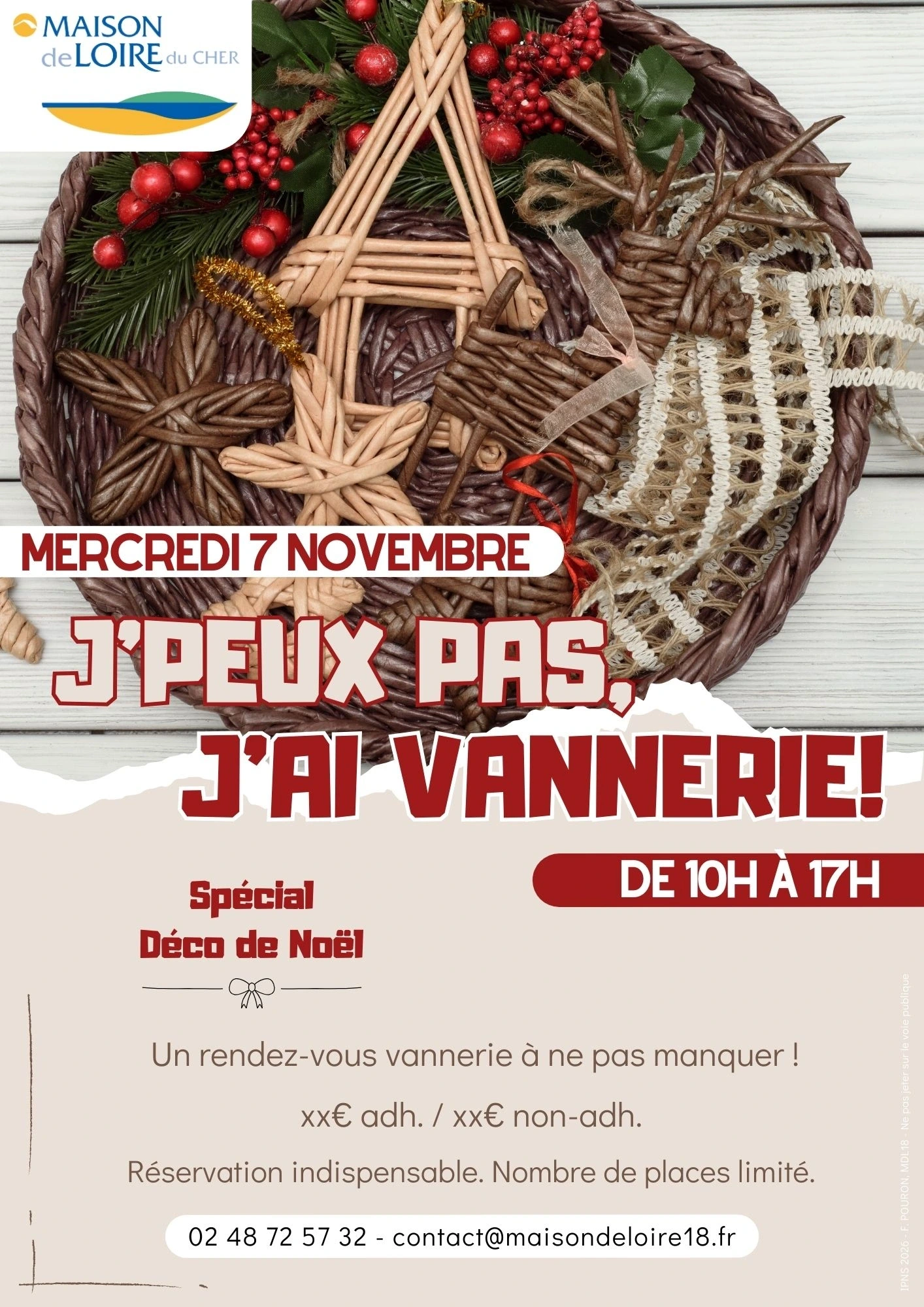 Atelier Vannerie : "Spécial déco de jardin"