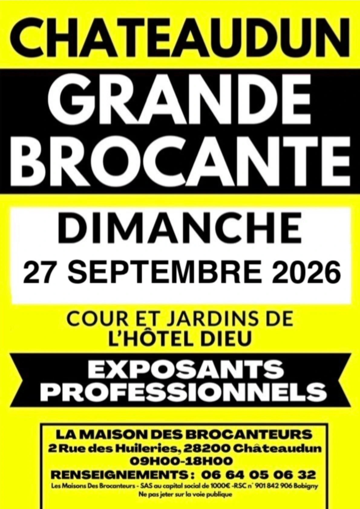 Grande Brocante de Châteaudun