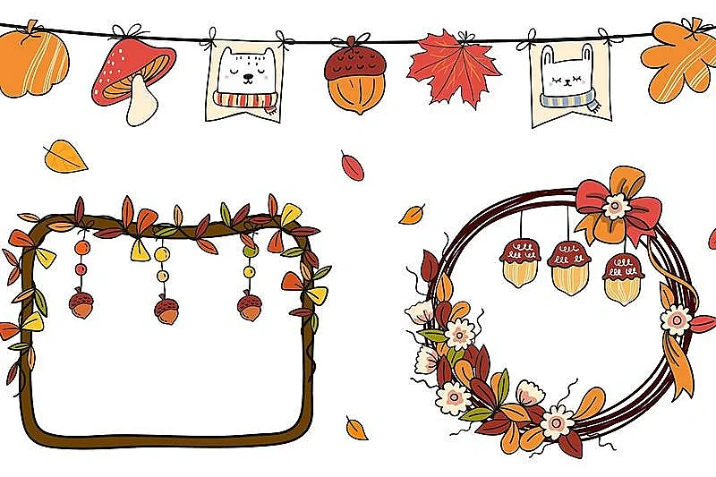 Décorations d'automne