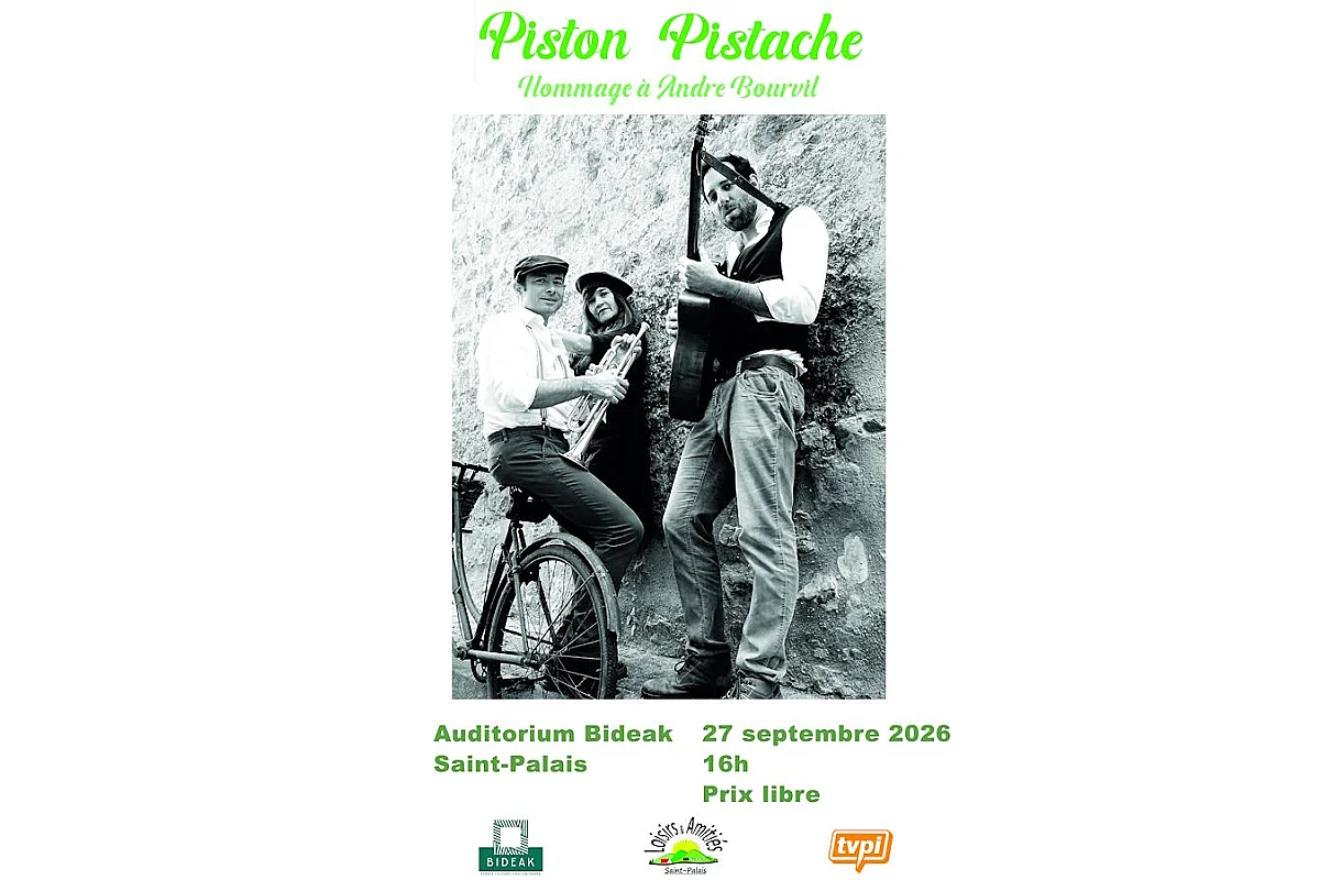 Concert du Trio "Piston Pistache" hommage à Bourvil