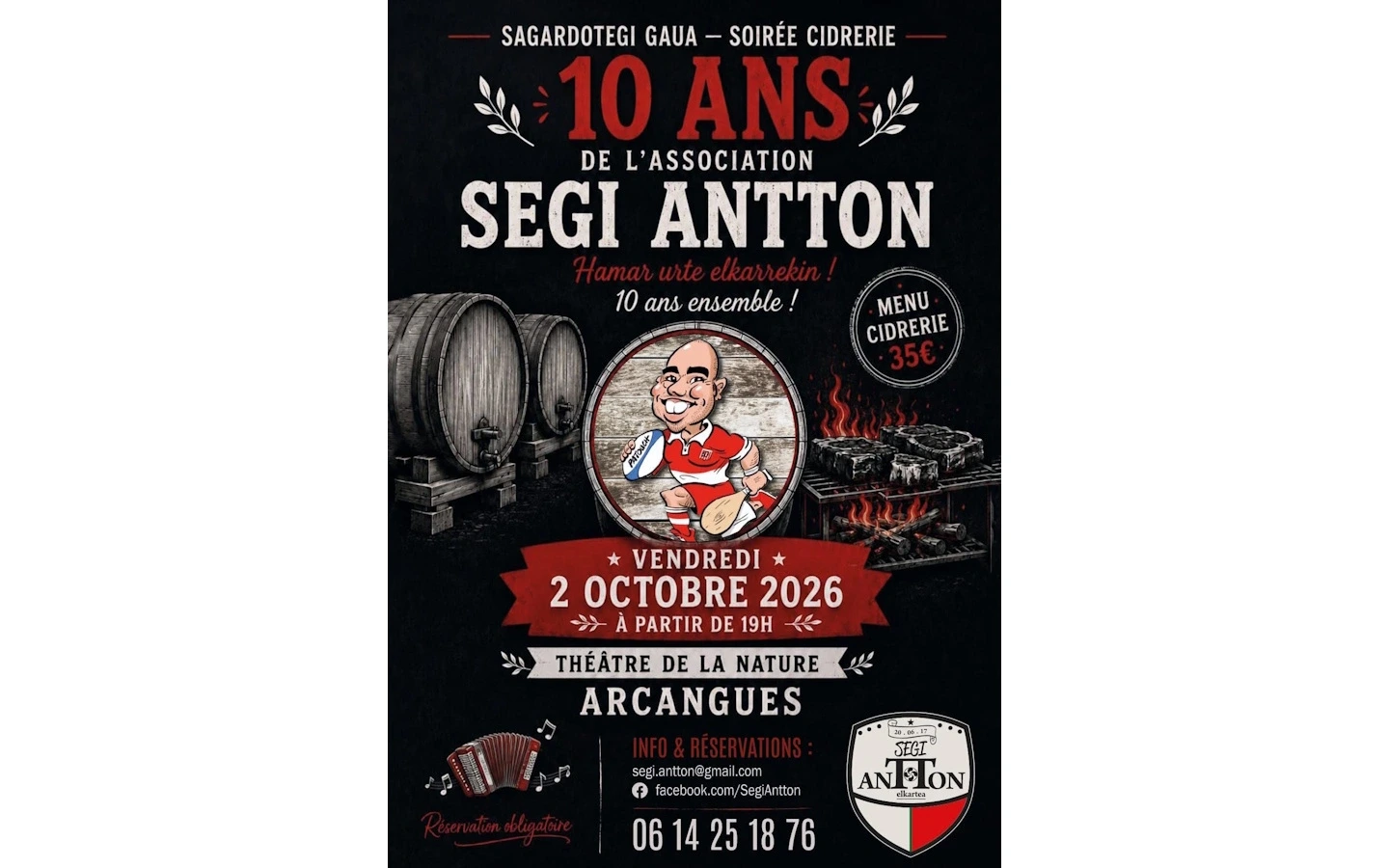 Tournoi de rugby et casetas : Segi Antton