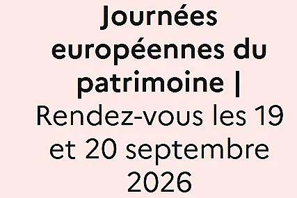 JOURNÉES EUROPÉENNES DU PATRIMOINE : LE PATRIMOINE EN JEU !