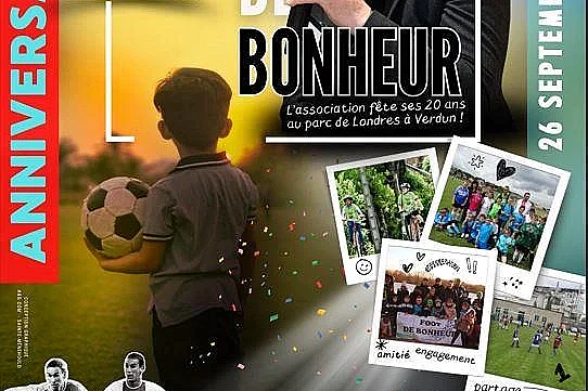 Les 20 ans de l'association Foot de Bonheur