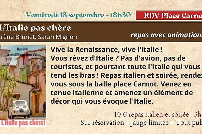 Festival Re-naissance à Figeac : l’Italie pas chère