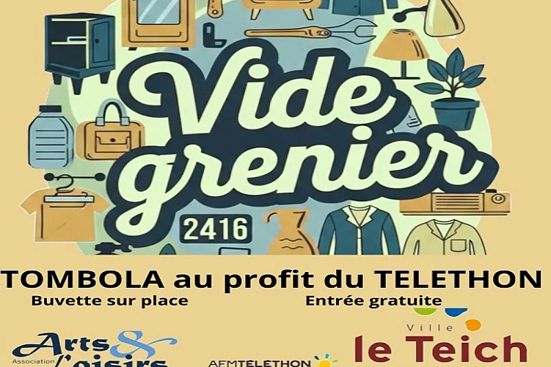 Vide Atelier au profit du Téléthon.