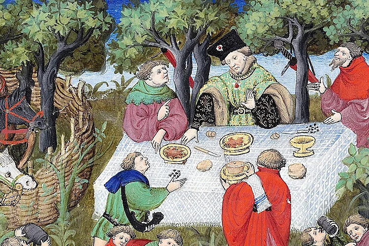 Repas de la chasse à Eugénie