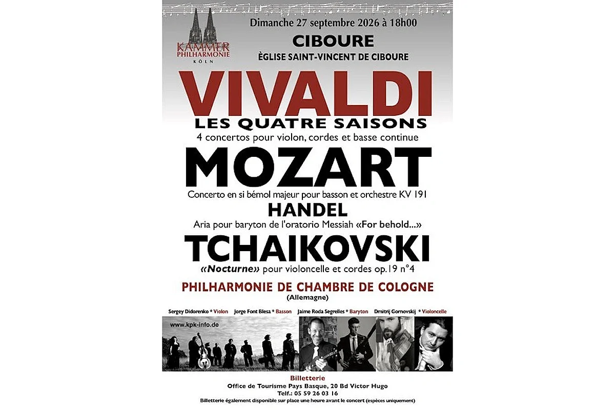 Concert de la Chambre Philharmonique de Cologne