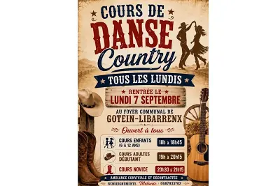 Cours de danse country