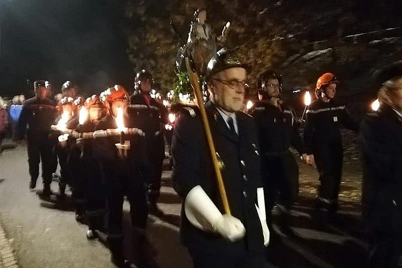 Pèlerinage Sainte-Barbe avec procession aux flambeaux