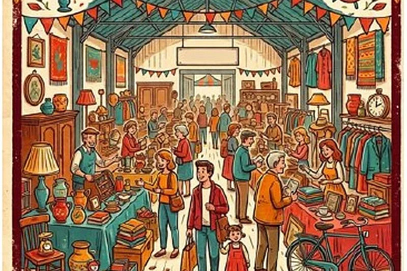 Marché aux puces en salle