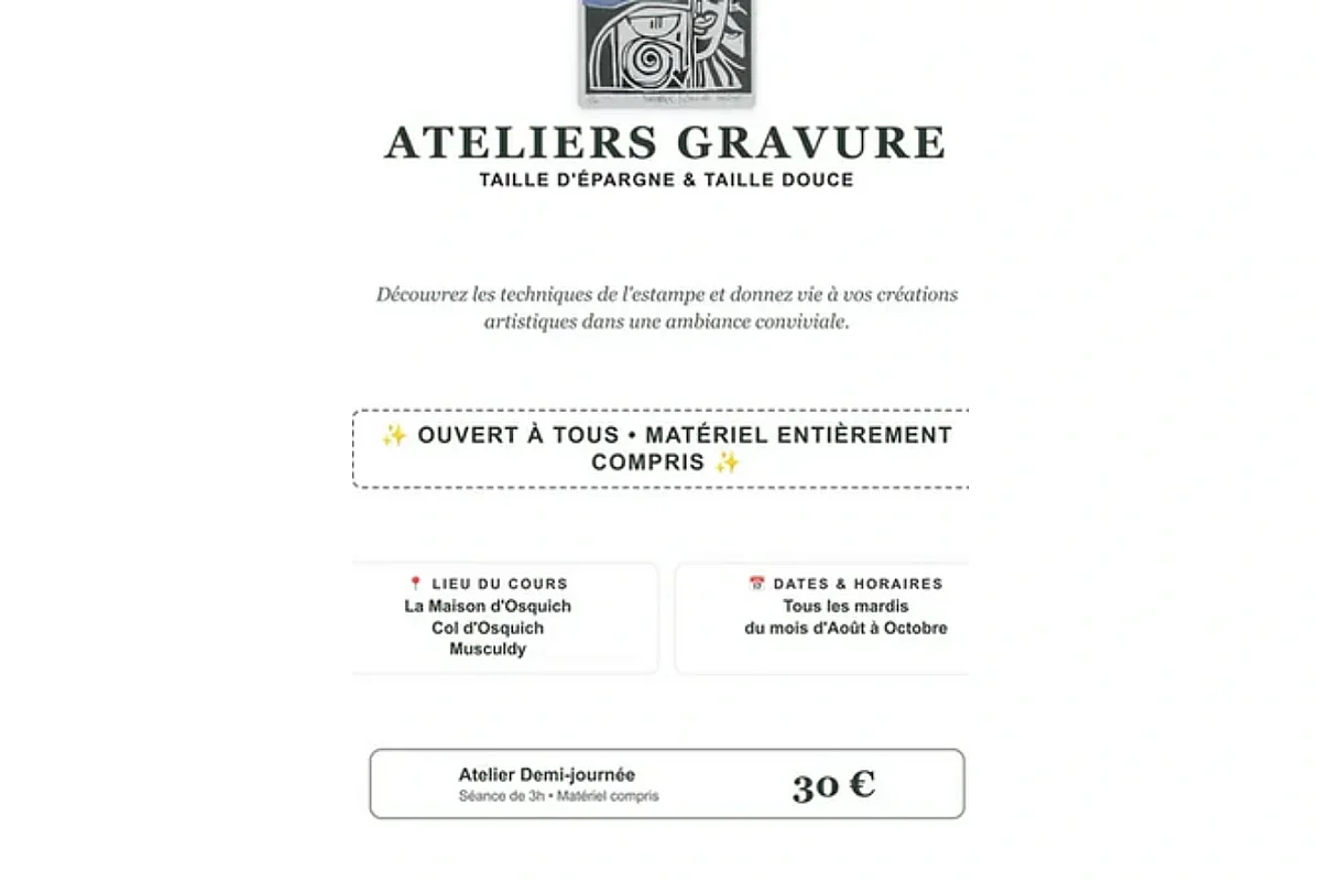 Atelier de gravure
