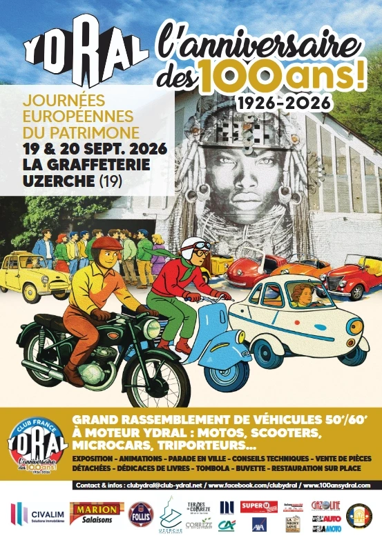 Centenaire des moteurs Ydral : "100 ans YDRAL"