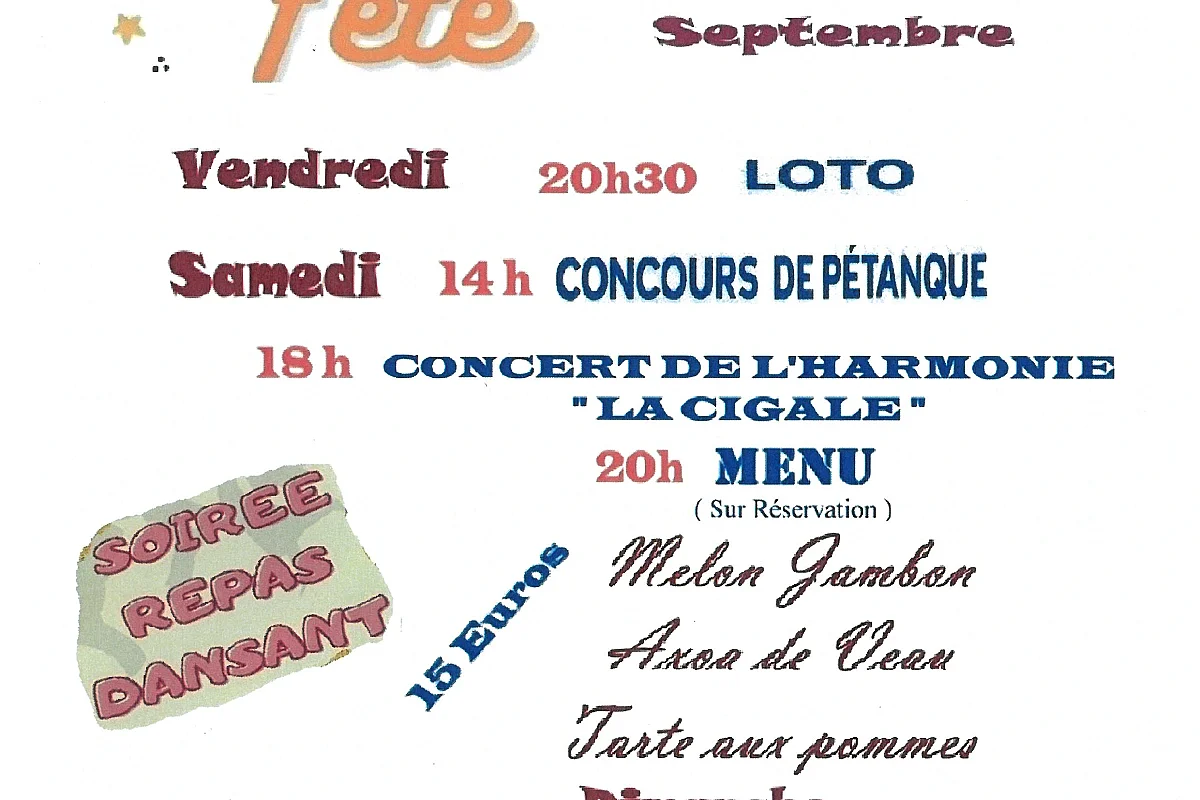 Les Cigales en fêtes !