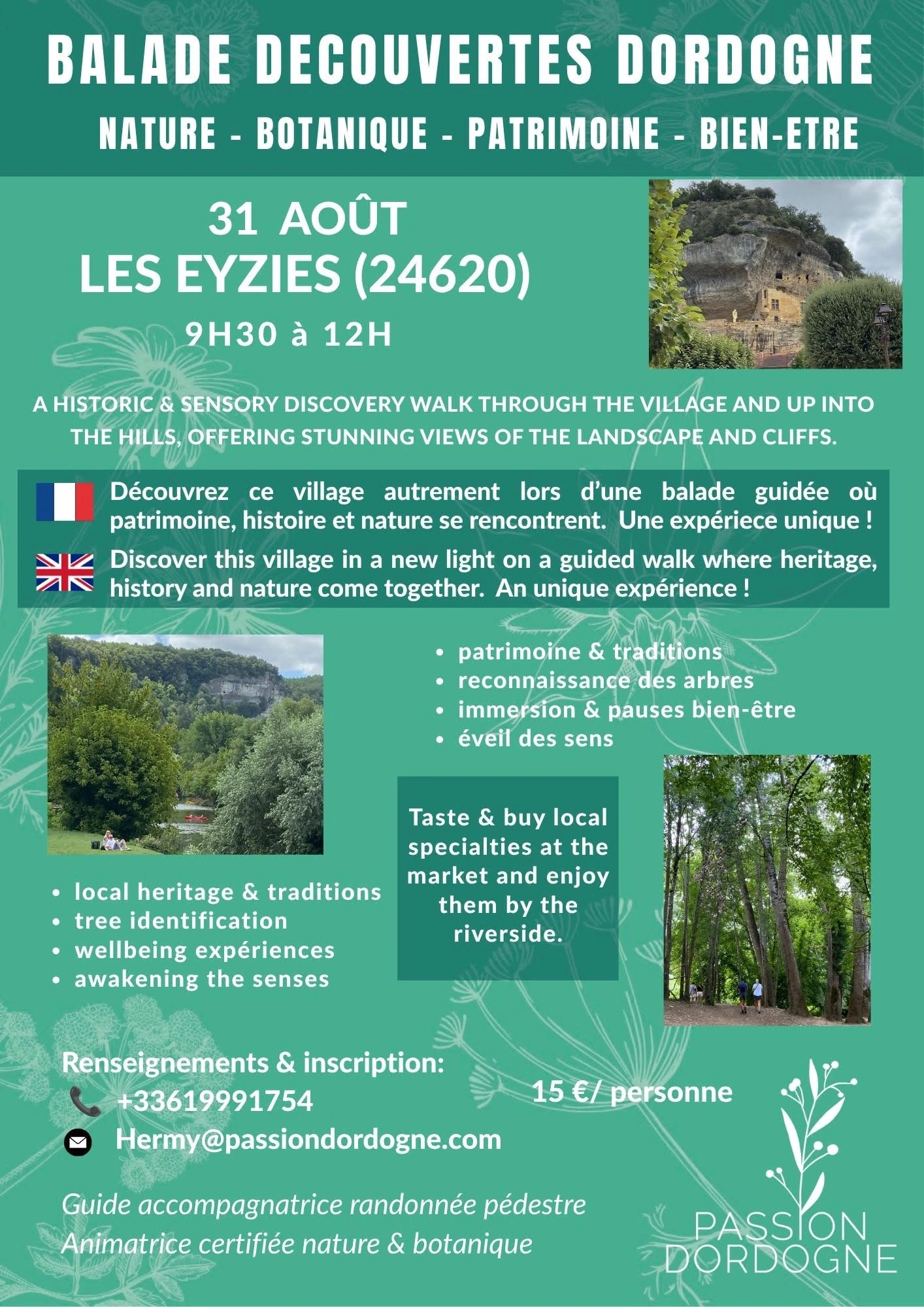 Balade découvertes Dordogne