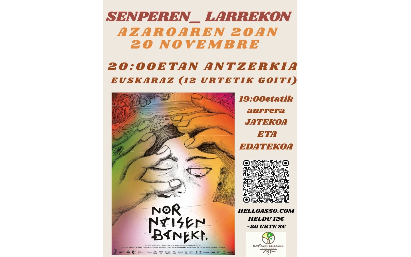 Théâtre contemporain basque - Nor Naizen baneki