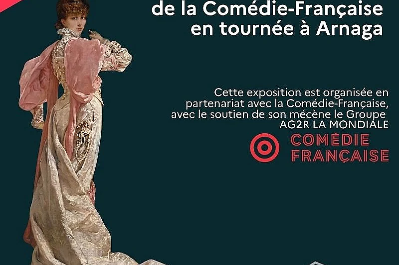 Visite de l'exposition "Les Collections de la Comédie Française en tournée à Arnaga"