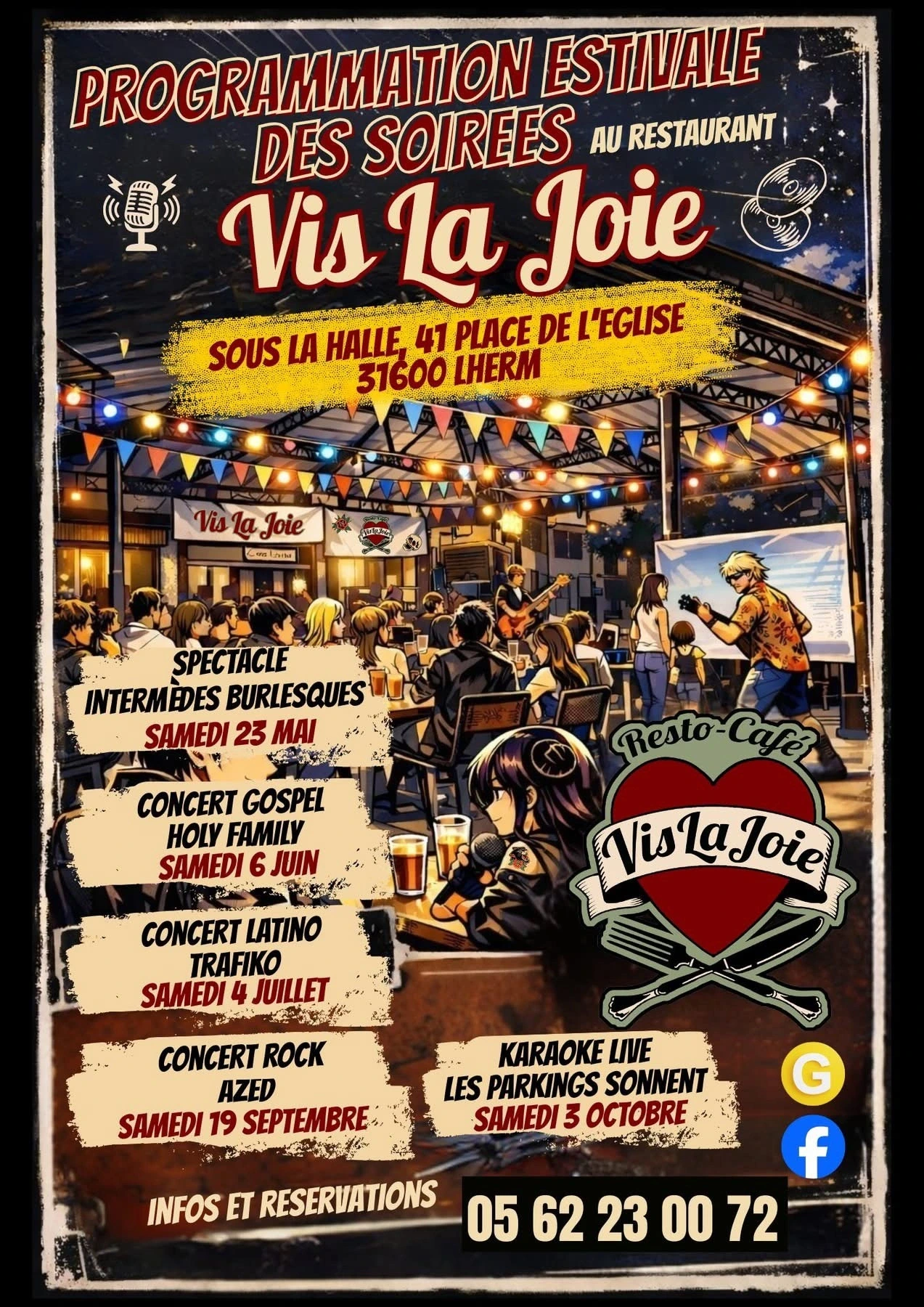 PROGRAMMATION ESTIVALE VIS LA JOIE