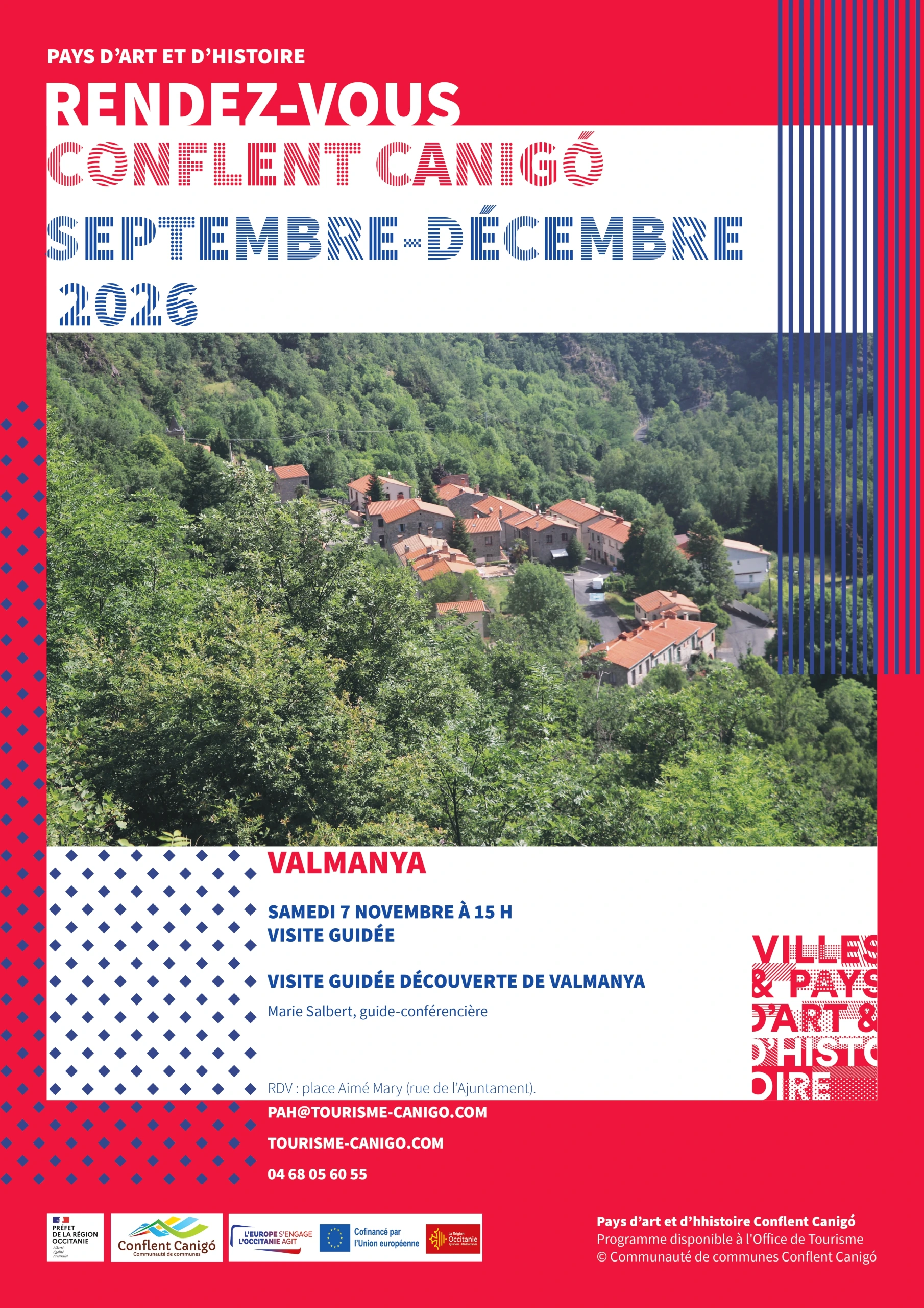 RENDEZ-VOUS DU PAYS D'ART ET D'HISTOIRE VISITE GUIDÉE - DÉCOUVERTE DE VALMANYA