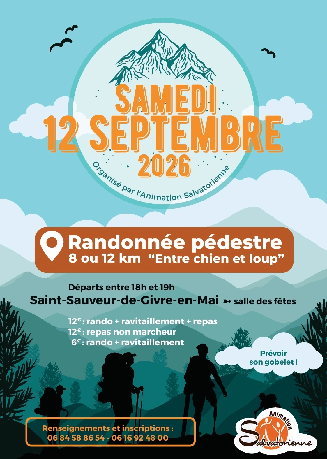 Randonnée pédestre -  "Entre chien et loup"