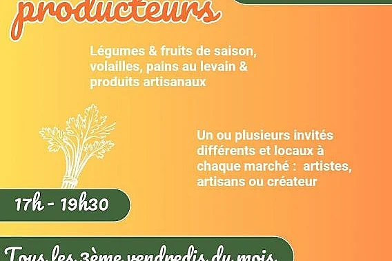 Marché de producteurs à la Ferme des 3 Tilleuls