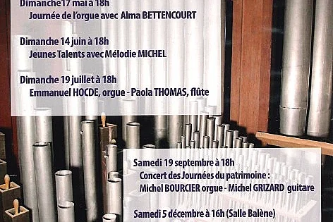 Concert du Patrimoine des Amis des orgues à Figeac