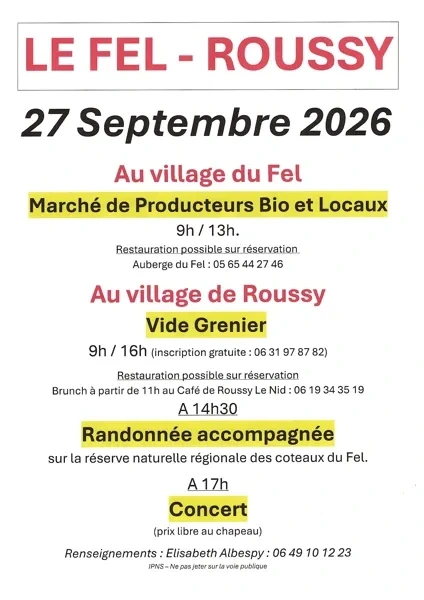 Marché de producteurs bio et locaux et vide grenier