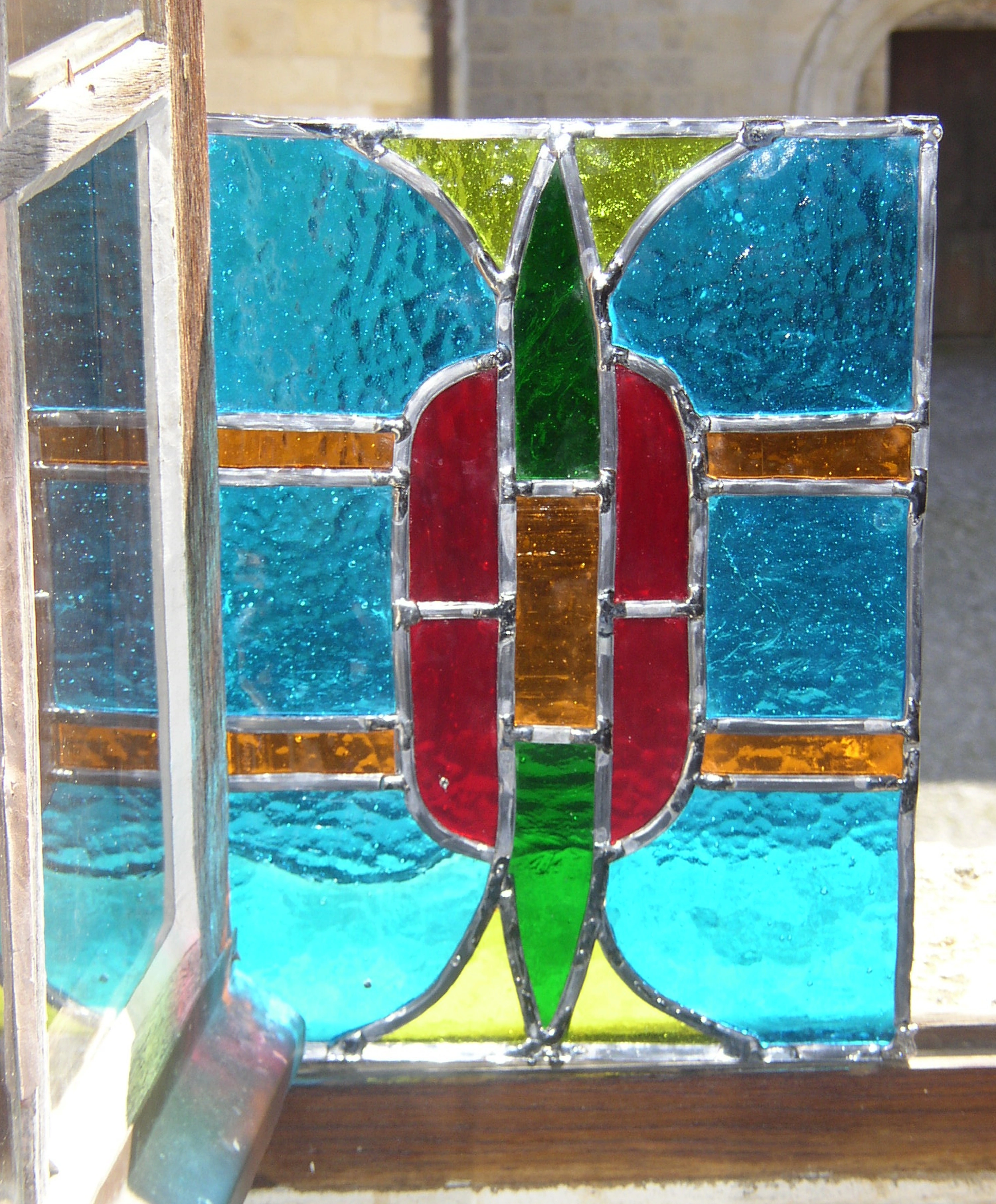 Atelier Vitrail à l'Abbaye d'Arthous avec Brigitte Nogaro