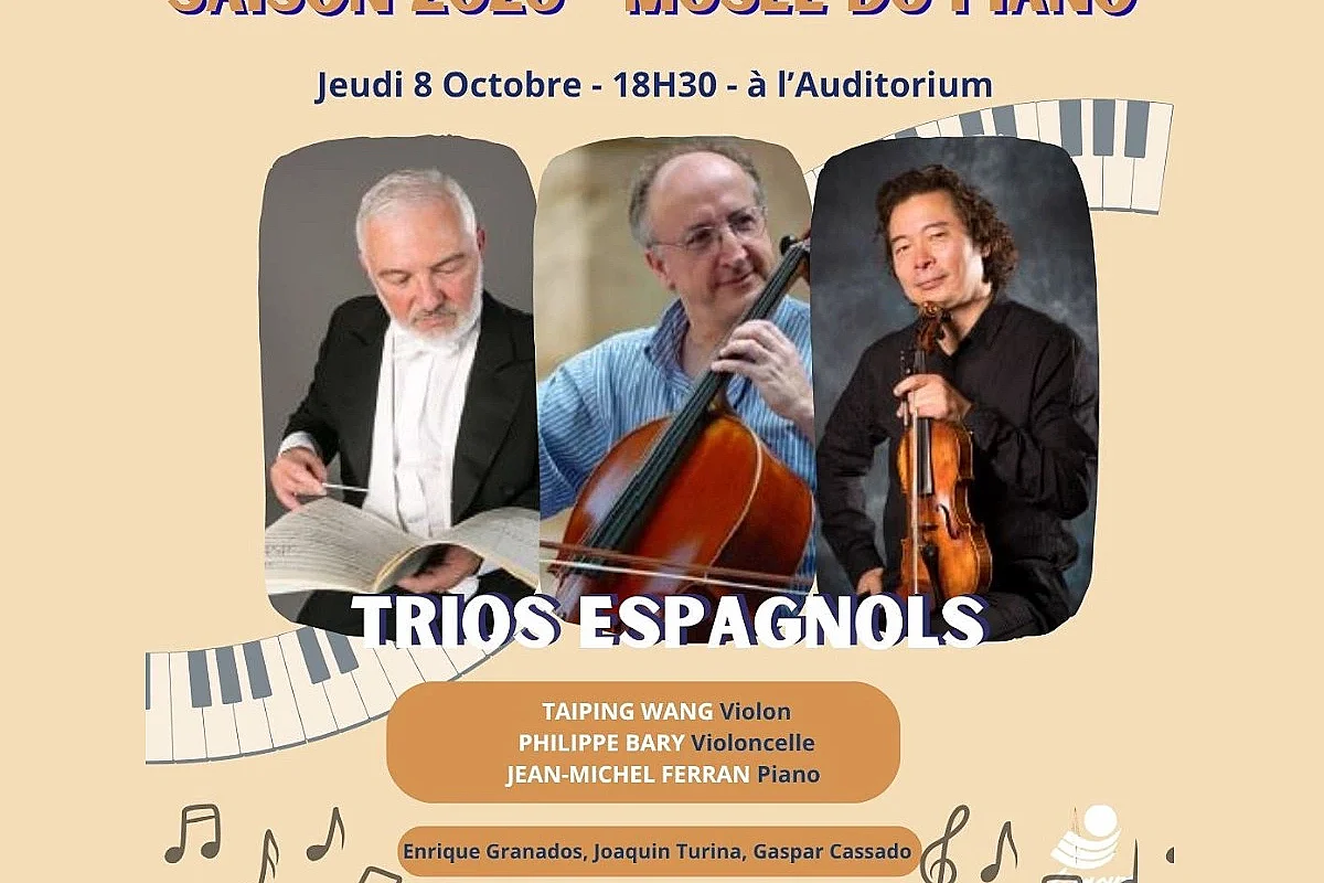 SAISON MUSICALE À L'AUDITORIUM - TRIOS ESPAGNOLS