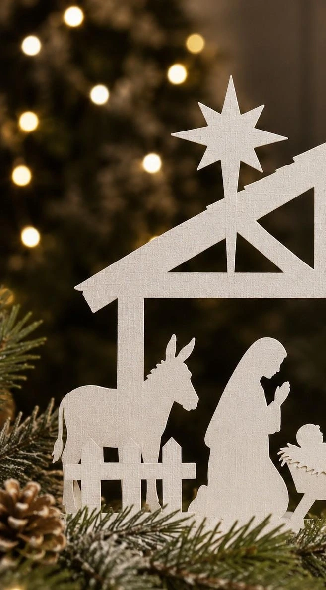 Atelier de Noël : Crèche en papier découpé (Adulte)