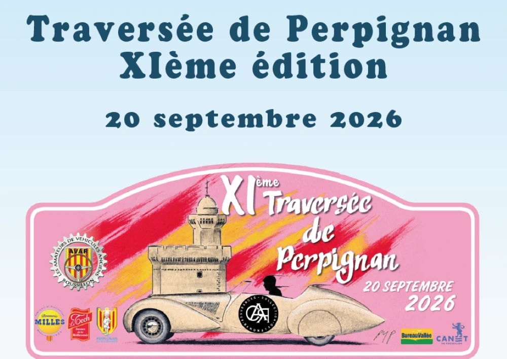 11EME TRAVERSÉE DE PERPIGNAN DE VOITURES ANCIENNES