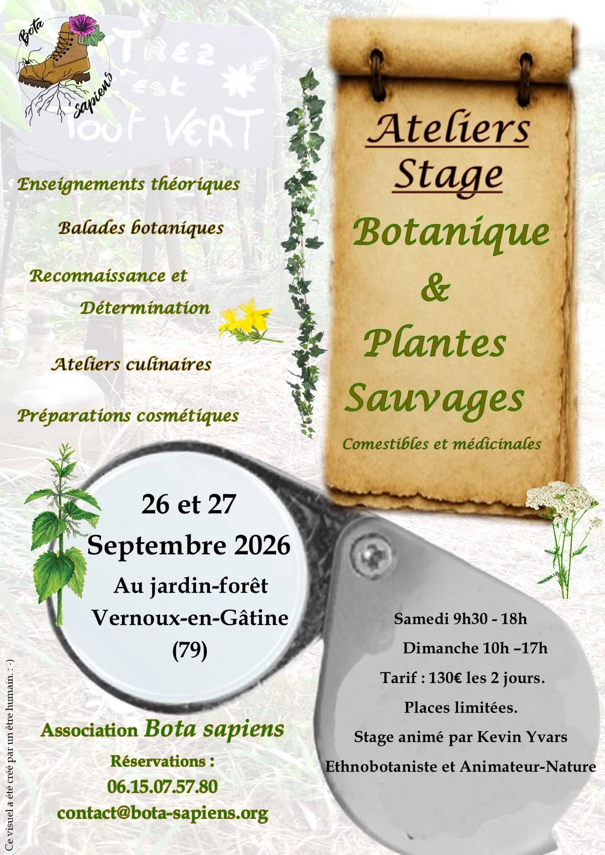 Stage Botanique et Plantes sauvages