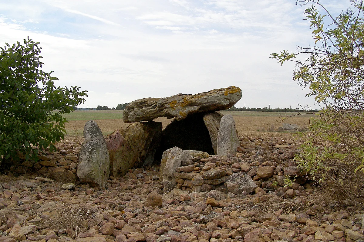 Visite des dolmens de la nécropole de Monpalais