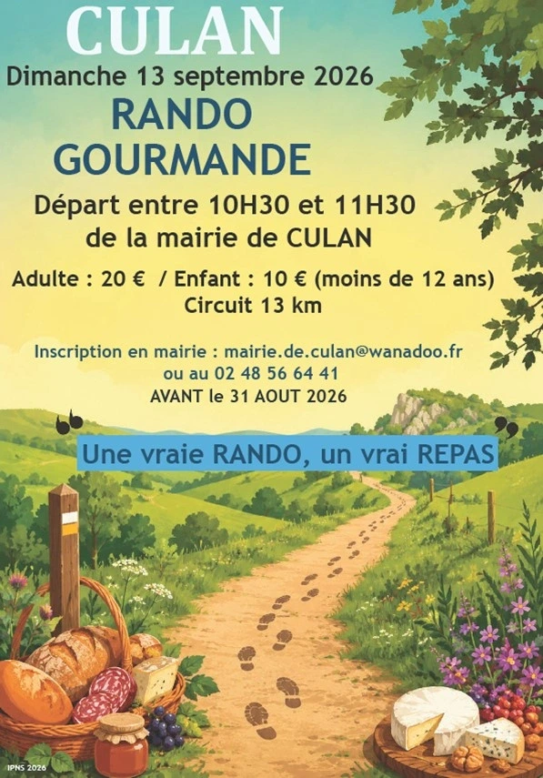 Randonnée gourmande à Culan