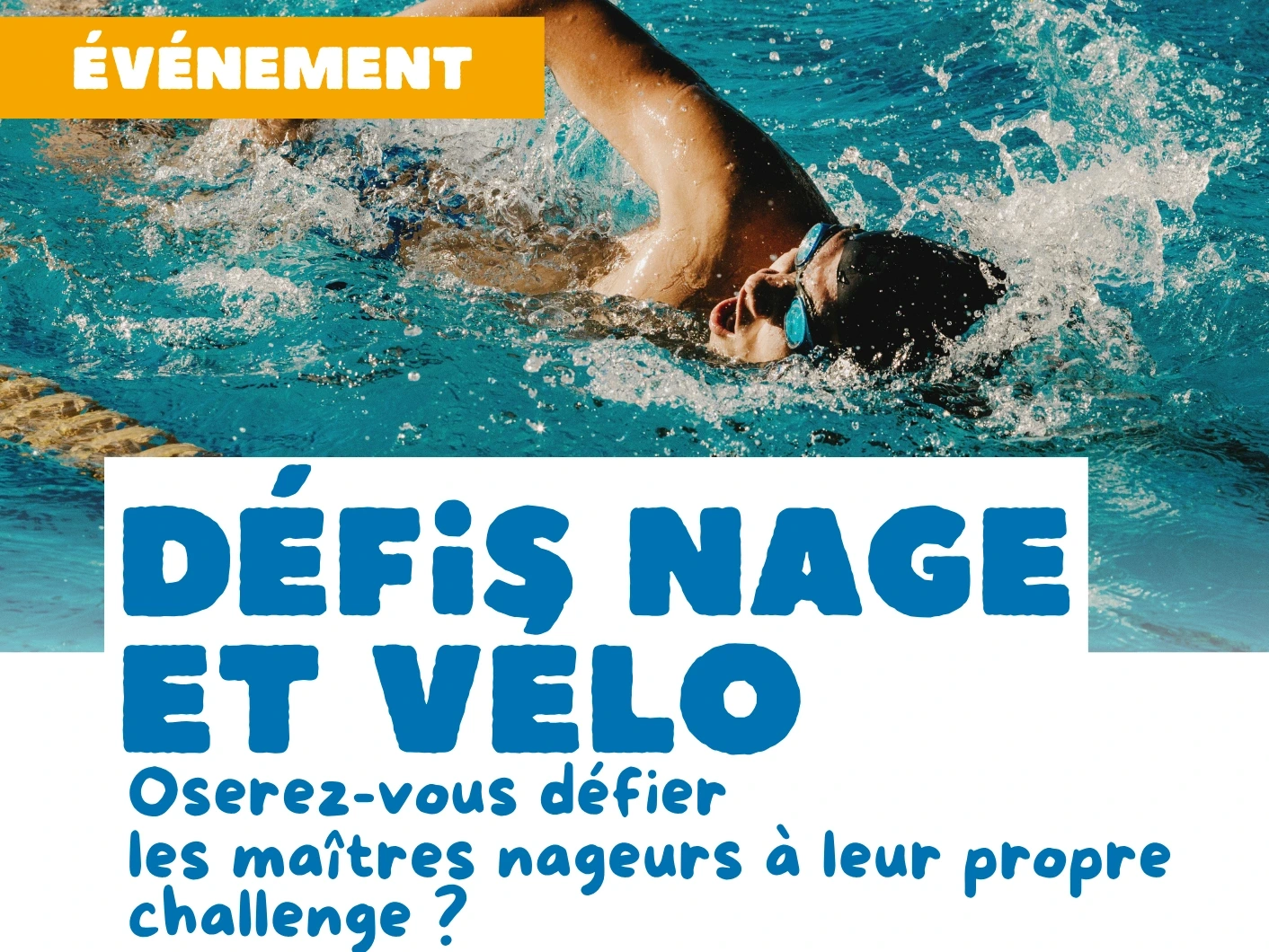 Défis nage et vélo - 20 ans Gatinéo
