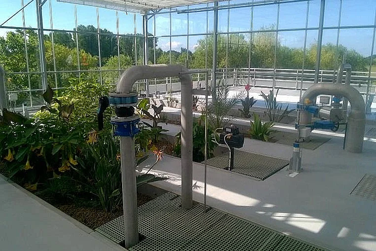visite station d'épuration "La Serre"