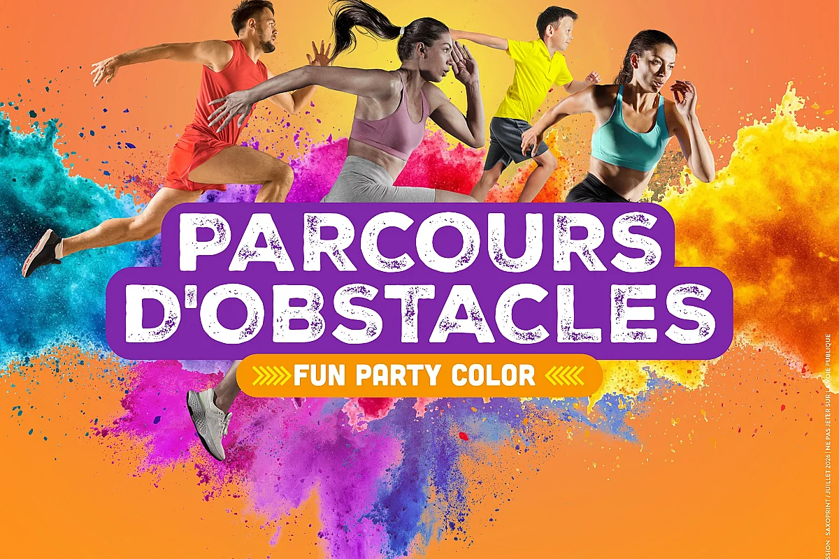 Parcurs d'obstacles - Fun party color