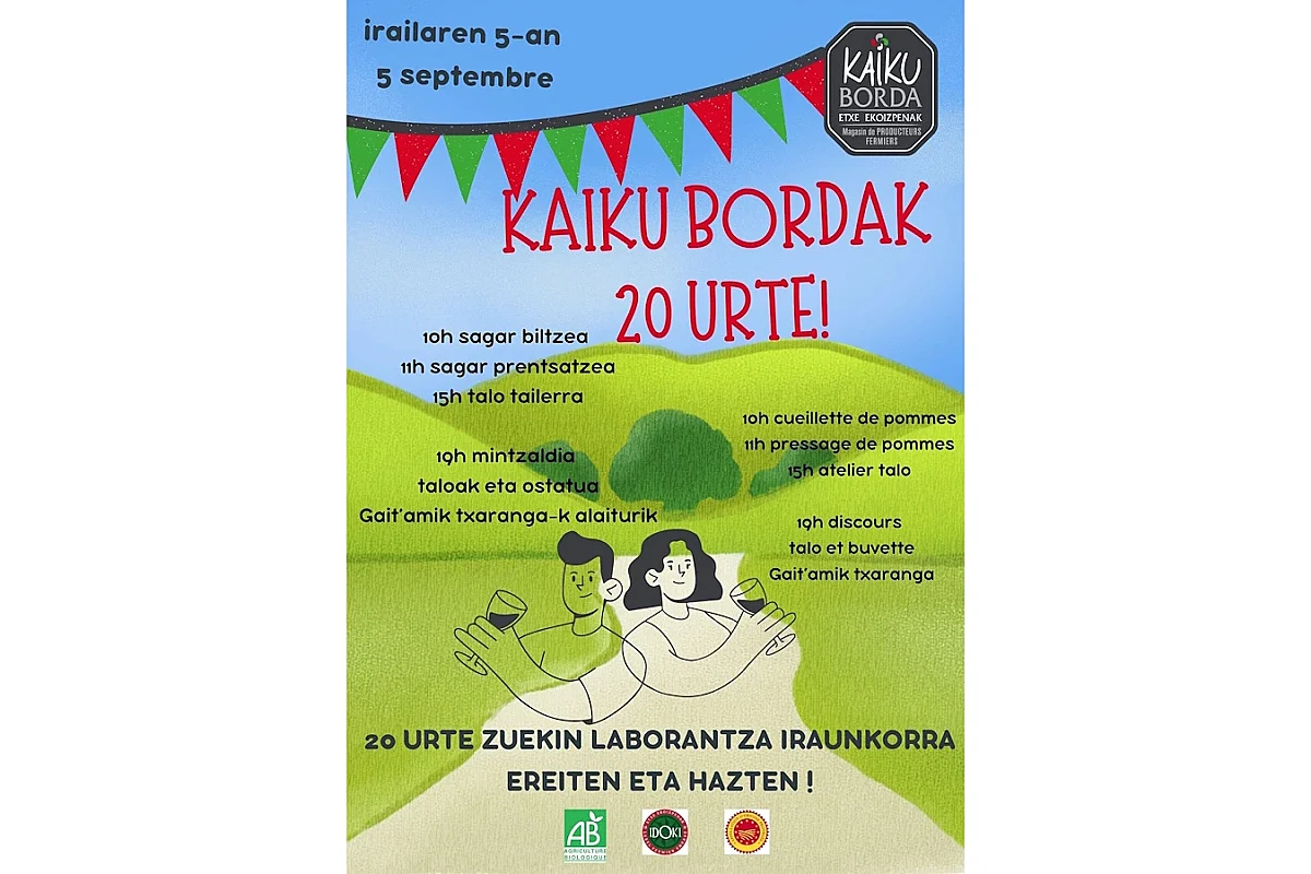 Journée festive : 20 ans de Kaiku Borda