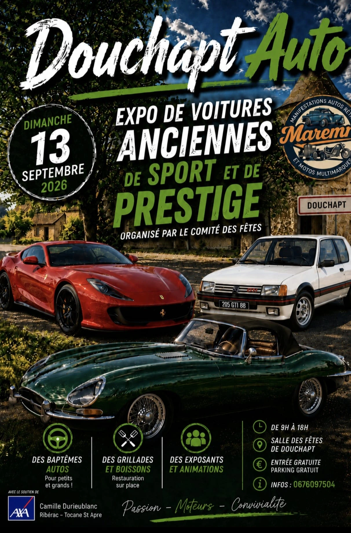 Exposition de voitures anciennes