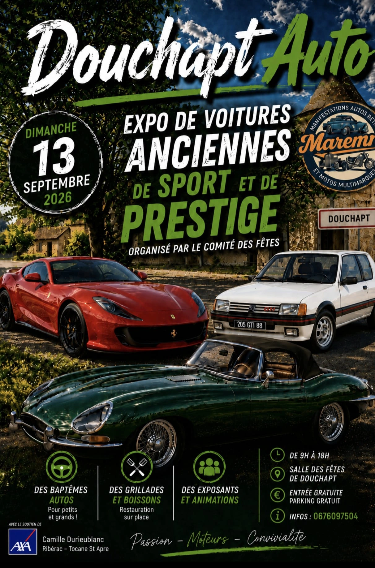 Exposition de voitures anciennes