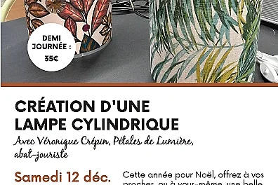 Création d'une lampe cylindrique