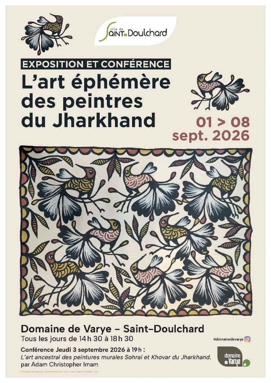 Exposition "L'art éphémère des peintres du Jharkhand"