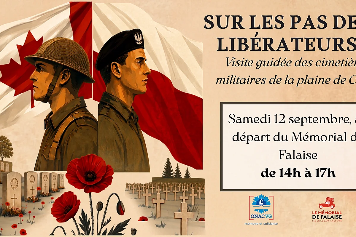 SUR LES PAS DES LIBÉRATEURS : Visite guidée des cimetières militaires de la plaine de Caen